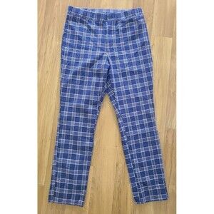 SKY and SPARROW Women's Blue Plaid Pants Y2K Style Size S